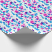 Grunge Stains Aquarell Textur Geschenkpapier (Ecke)