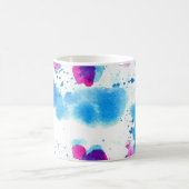 Grunge Stains Aquarell Textur Kaffeetasse (Mittel)