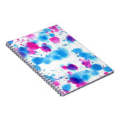 Grunge Stains Aquarell Textur Notizblock (Rechte Seite)