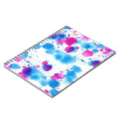 Grunge Stains Aquarell Textur Notizblock (Linke Seite)