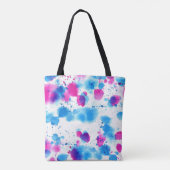 Grunge Stains Aquarell Textur Tasche (Rückseite)