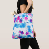 Grunge Stains Aquarell Textur Tasche (Von Nahem)