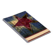 Grunge Star Notizblock (Rechte Seite)
