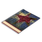 Grunge Star Notizblock (Linke Seite)
