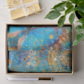 Grunge Steampunk Schmetterlings-abstrakter Entwurf Seidenpapier (Geschenk)