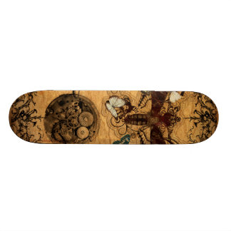 Grunge Steampunk viktorianischer Schmetterling Skateboard