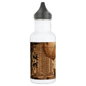 Grunge Steampunk viktorianisches Luftschiff Trinkflasche (Links)