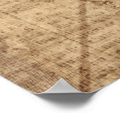 Grunge Steampunker Heißluftballons auf der alten K Poster (Ecke)