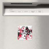 Grunge Sterne Magnet (In Situ (Geschirrspüler))