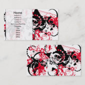 Grunge Sterne Visitenkarte (Vorne/Hinten)