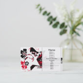 Grunge Sterne Visitenkarte (Stehend Vorderseite)