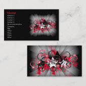 Grunge Sterne Visitenkarte (Vorne/Hinten)