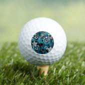 Grunge Sternmuster, spielerisches Kinderdesign. Golfball (Insitu T-Shirt)