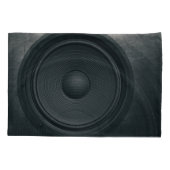 Grunge-Stil, Audio-Lautsprecher-Hintergrund Kissenbezug (Rückseite)