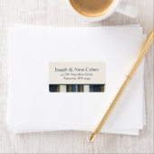 Grunge Streifen Adressaufkleber (Insitu)