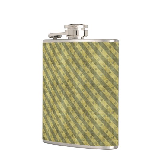 Grunge Streifen Flachmann (Links)