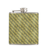 Grunge Streifen Flachmann (Vorderseite)