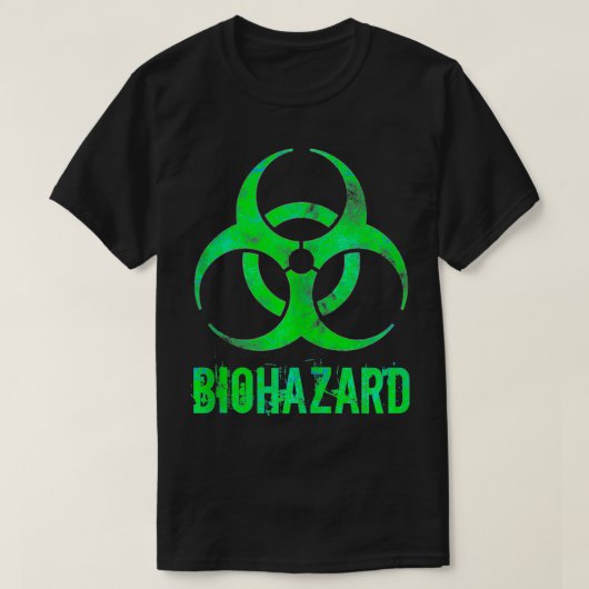 Grunge Style Biogefährdung Giftig Novelty Gi gestö T-Shirt (Design vorne)
