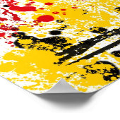 Grunge Style Deutschland - Deutschland Poster (Ecke)