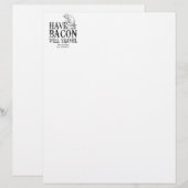 Grunge Style Have Bacon Will Travel (Vorne/Hinten)