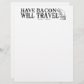 Grunge Style Have Bacon Will Travel (Vorne/Hinten)