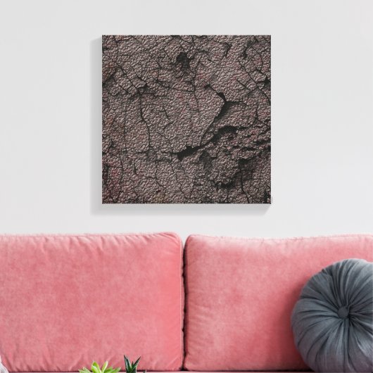 Grunge Style Moderne Kunst Textil Abstrakt Leinwanddruck (Insitu (Wohnzimmer))