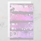 Grunge Style Music Banner 3 Briefpapier (Vorne/Hinten)