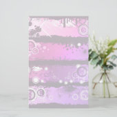 Grunge Style Music Banner 3 Briefpapier (Stehend Vorderseite)