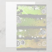 Grunge Style Music Banner Briefpapier (Vorne/Hinten)