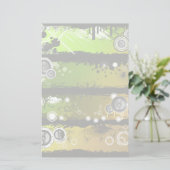 Grunge Style Music Banner Briefpapier (Stehend Vorderseite)