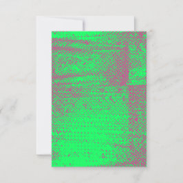 Grunge Style Neon Halftone Wedding Einladungs-Kart Einladung