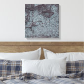 Grunge Style Textured Rock Painting Leinwanddruck (Insitu (Schlafzimmer))