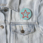 Grunge Superstar Button, rot Button (Beispiel)
