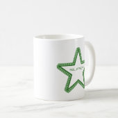 Grunge Superstar Tasse, Forest Green Kaffeetasse (VorderseiteRechts)