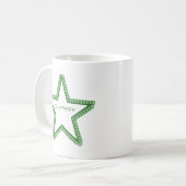 Grunge Superstar Tasse, Forest Green Kaffeetasse (Vorderseite Links)