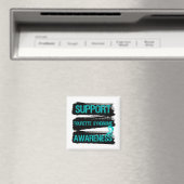 Grunge - Support Tourette Syndrome Awareness Magnet (In Situ (Geschirrspüler))