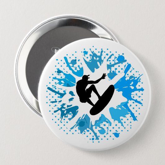 Grunge Surfer Button (Vorne & Hinten)
