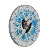 Grunge Surfer Dartscheibe (Vorderseite Links)