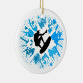 Grunge Surfer Keramikornament (Rechts)