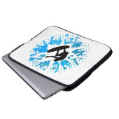 Grunge Surfer Laptopschutzhülle (Vorne Knopf)