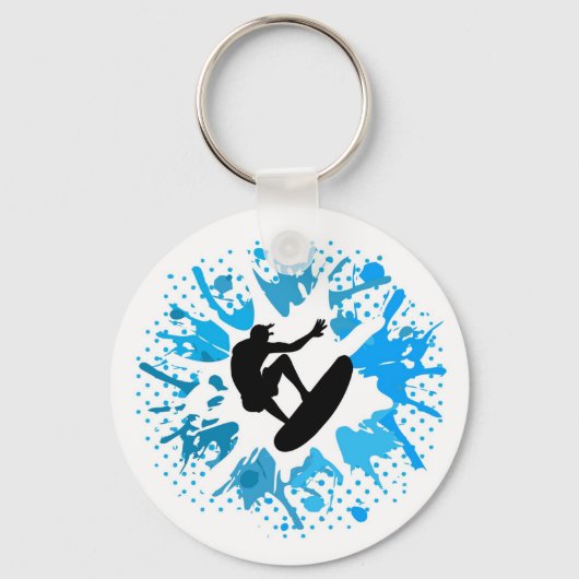 Grunge Surfer Schlüsselanhänger (Vorderseite)