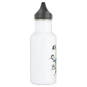 Grunge Swirl Trumpet Trinkflasche (Links)