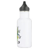 Grunge Swirl Trumpet Trinkflasche (Rechts)