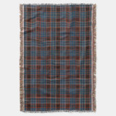 Grunge Tartan Decke (Vorderseite Vertikal)