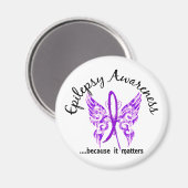 Grunge Tattoo Butterfly 6.1 Epilepsie Magnet (Vorderseite/Rückseite)