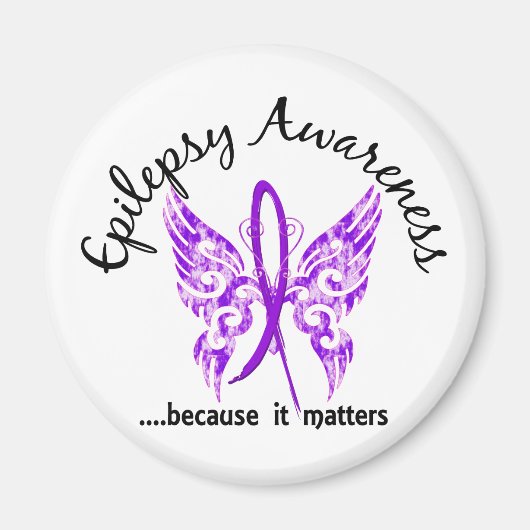 Grunge Tattoo Butterfly 6.1 Epilepsie Magnet (Vorne)