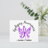 Grunge Tattoo Butterfly 6.1 Epilepsie Postkarte (Stehend Vorderseite)
