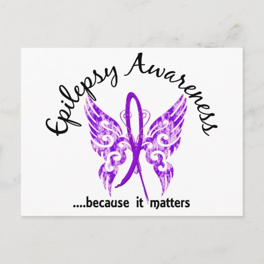 Grunge Tattoo Butterfly 6.1 Epilepsie Postkarte (Vorderseite)