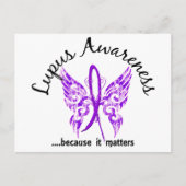 Grunge Tattoo Butterfly 6.1 Lupus Postkarte (Vorderseite)