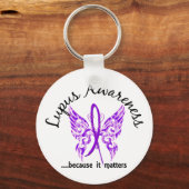 Grunge Tattoo Butterfly 6.1 Lupus Schlüsselanhänger (Vorderseite)